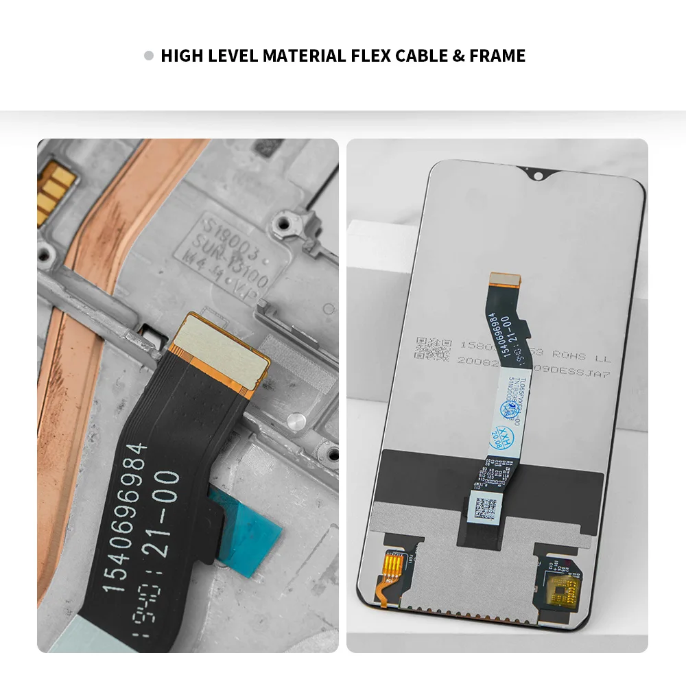 6.3 "display para xiaomi redmi note 8 display lcd tela de toque digitador assembléia para redmi note 8 pro display lcd peças