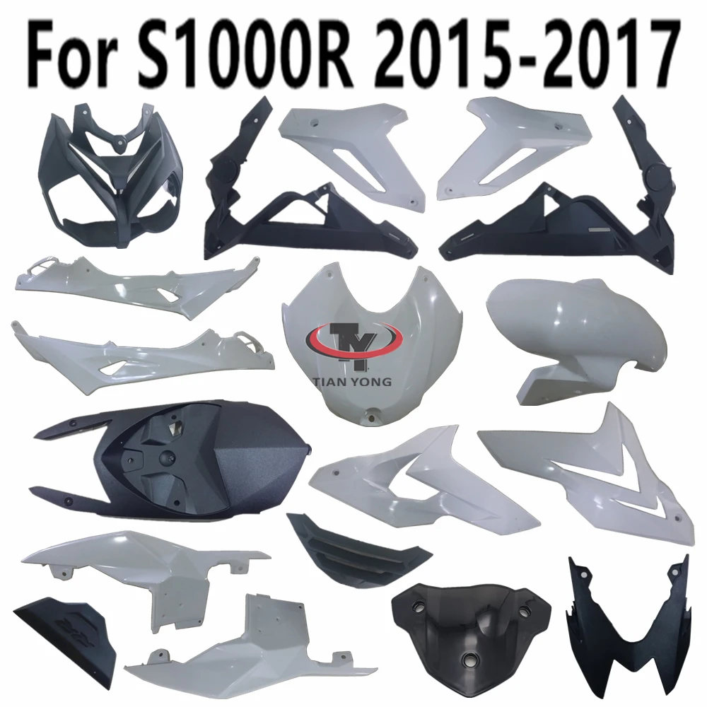 Injection Plastic parts For S1000R 2015-2016-2017 S1000 R 15-17 Unpainted Fairing Bodywork Components Pack left and right