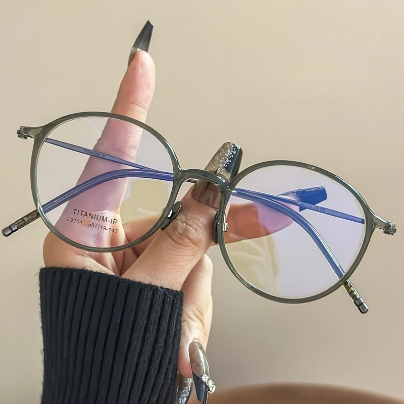 

Оправа для очков ручной работы, высшего качества, большого размера, круглой формы, из ацетата, для мужчин и женщин, с возможностью установки линз для коррекции близорукости и дальнозоркости.