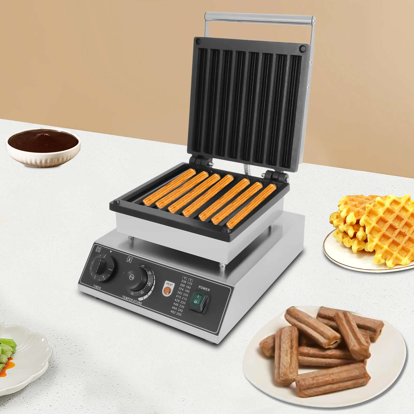 Churro Maker Machine, Easy-to-Use Non-Stick Churro Making Device, Ideal for Home Kitchen & Snack Preparation