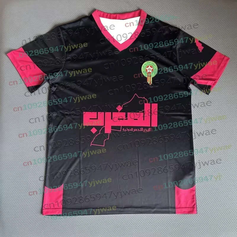 26 Quick Dry Short Sleeve Top Red Green Abstract Football Print Breathable Casual Fan Wear Unisex Men Women Competition Outdoor