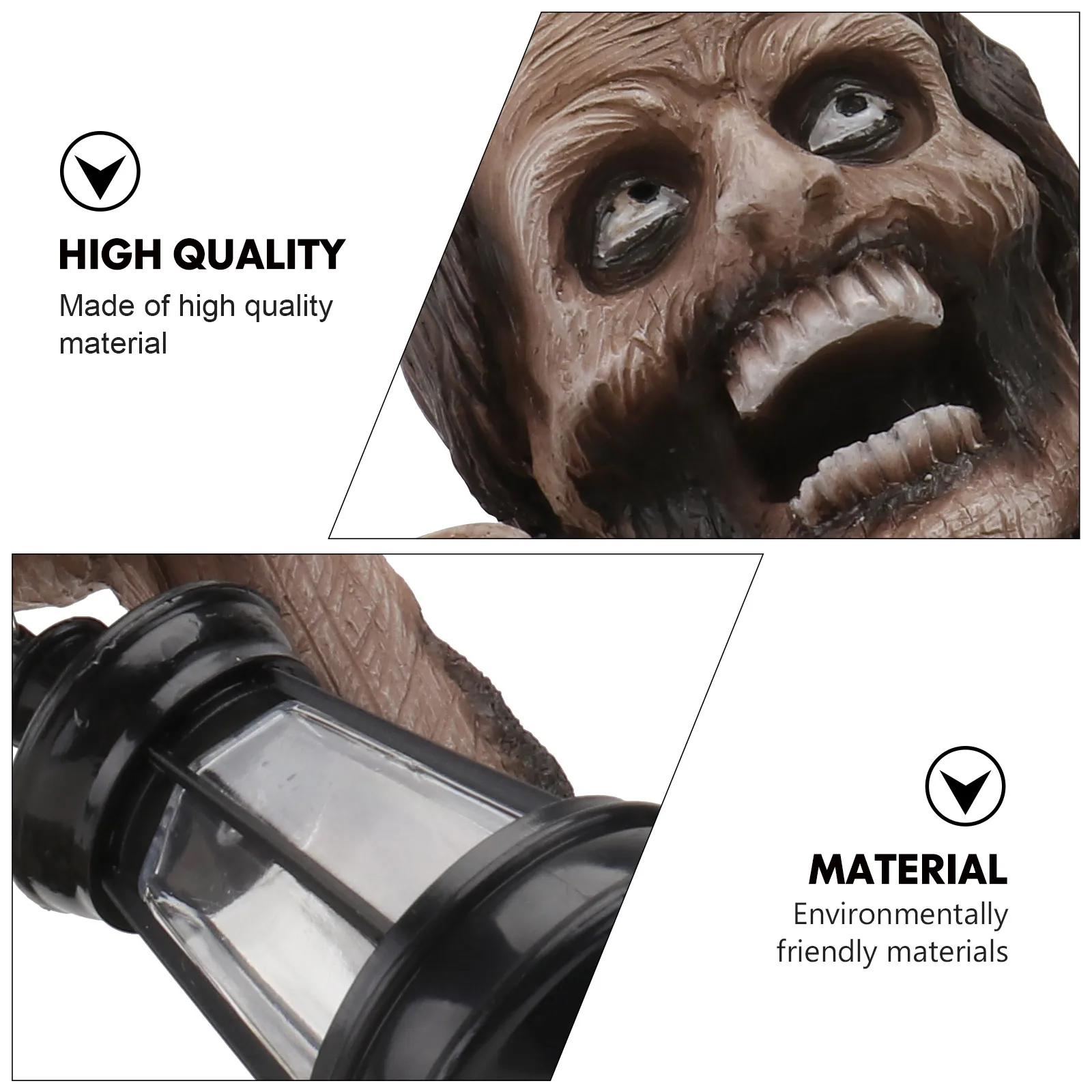 

Скульптура Хэллоуин газон украшения украшения украшают пейзаж зомби ночник пластик