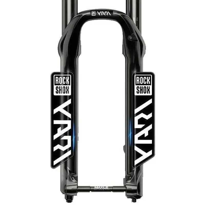 2D Flat Sticker 3pcs/sheet Rockshox Bike Fork Sticker - Mountain Bike Fork Sticker, Riding Decorative Accessories, Durable Bike