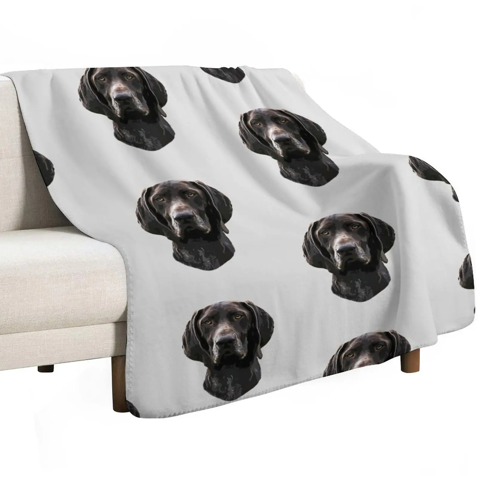 German Pointer Shorthaired GSP Throw Blanket Thin Flannels Personalized Gift Luxury Brand Thermal For Decorative Sofa Blankets