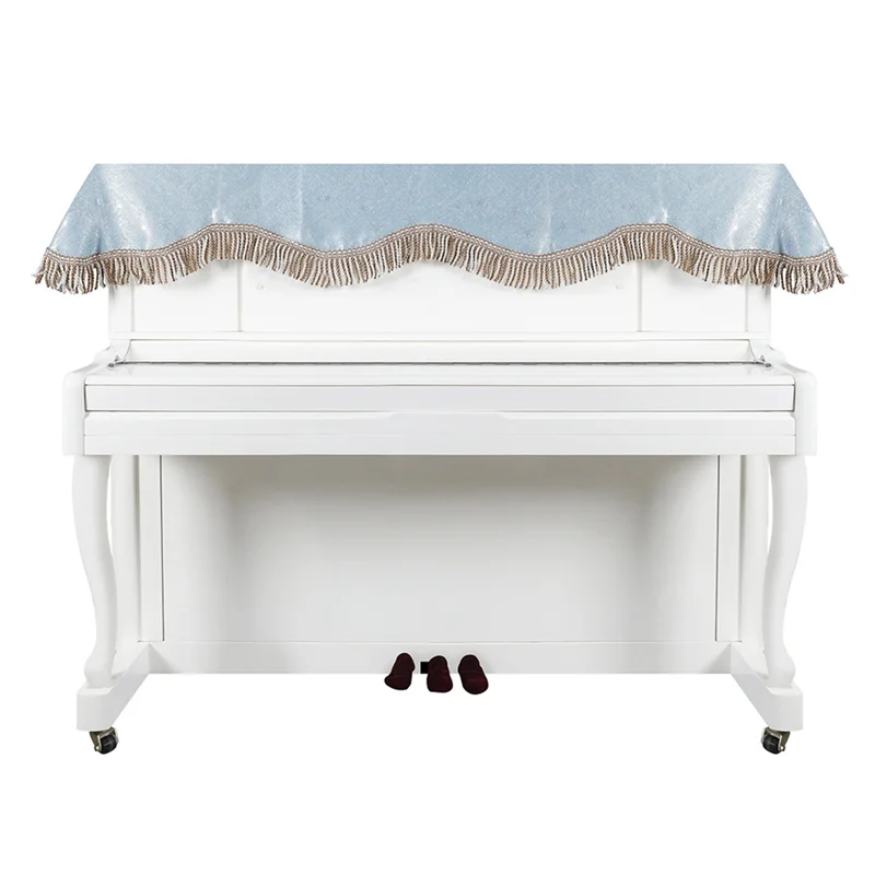 

ABVL-бархатный чехол для пианино для 88-клавишной клавиатуры, пылезащитная ткань, аксессуары для фортепиано, практичный дизайн