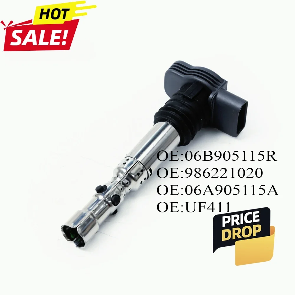 

1PCS Car Lgnition Coils 1.8T 06B905115R 06A905115 For Audi A3 A4 A6 TT Seat Skoda VW Bora Passat Polo