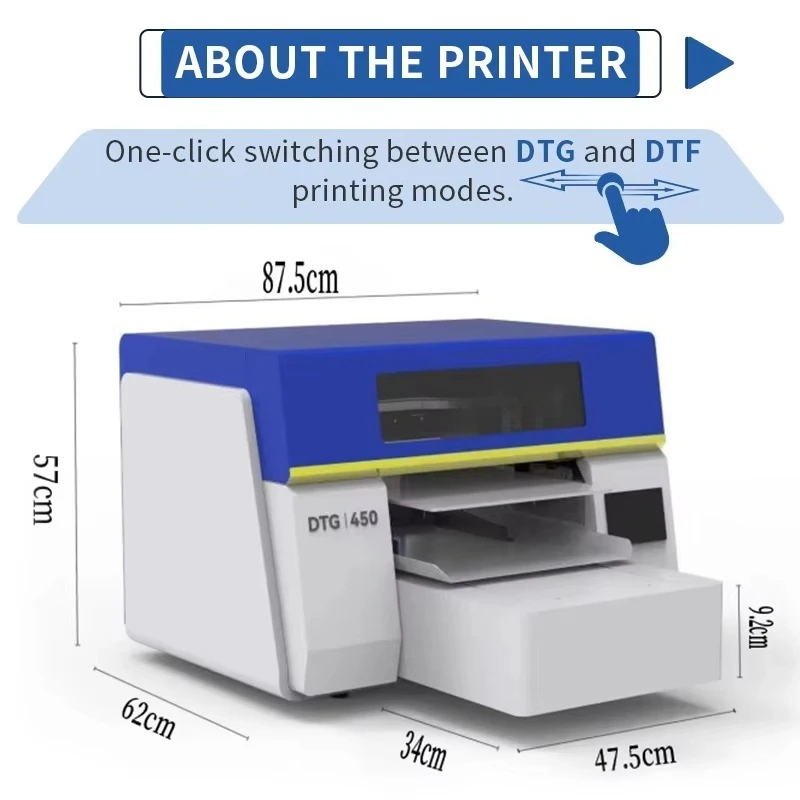 Factory Wholesale  Digital Textile Printer T-shirt Sweater Polo Silk Wool Cotton A3 Dtg Printer