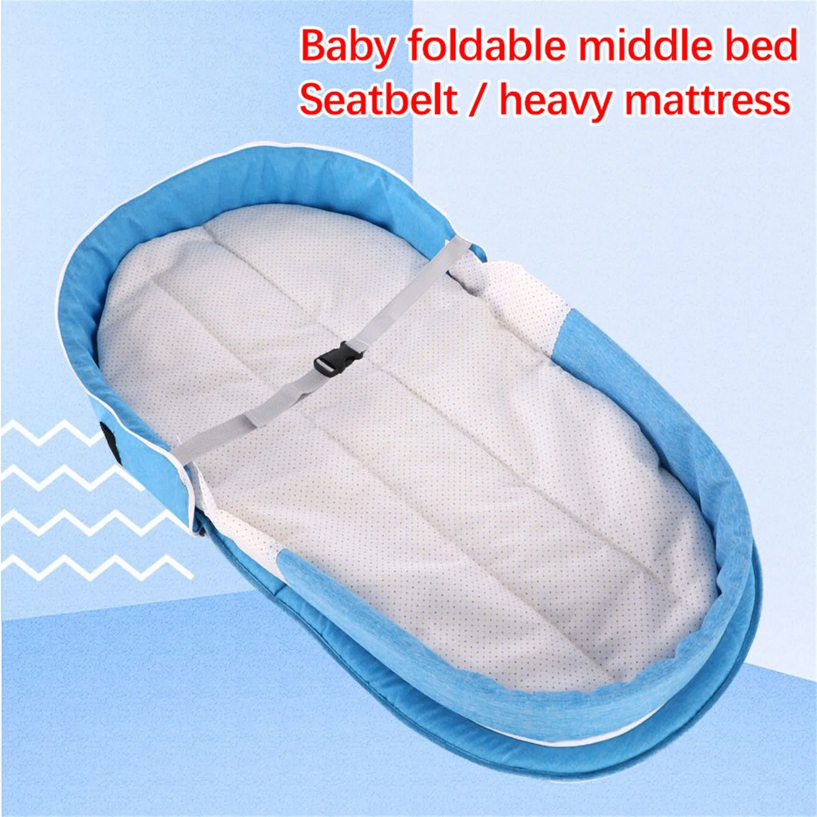 Baby Folding Camping Bed, Baby Folding Crib, Breathable Chair, Folding Travel Basket, Travel Bed, Outdoor Travel Bed