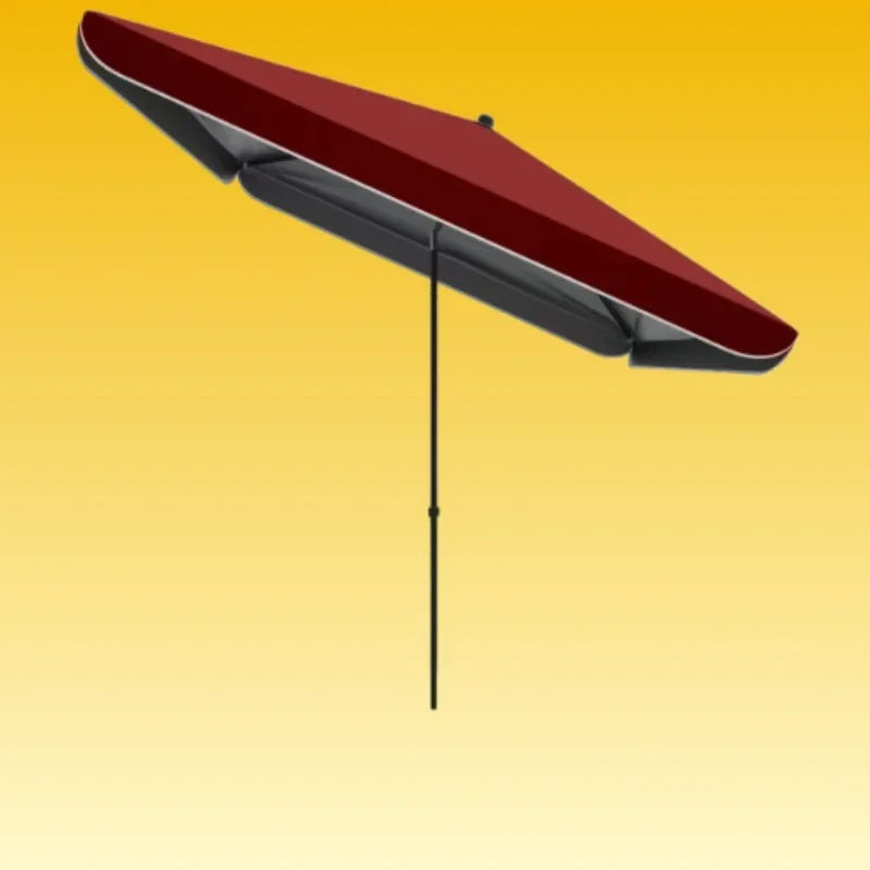 Slanted Sunshade Umbrella Angled Market Stall Storefront Windproof Patio Shade Patio Furniture Umbrella Beach Camping