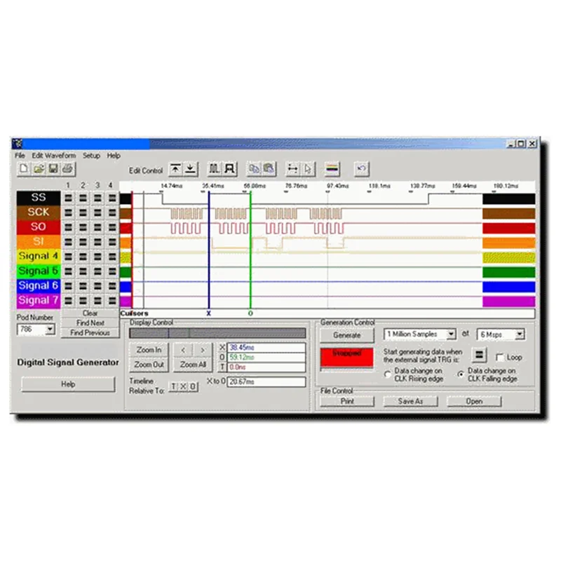 USB Logic Analyzer Single Chip Microcomputer Suitable for ARM FPGA Debugging Tool 24M Sampling 8 Channels