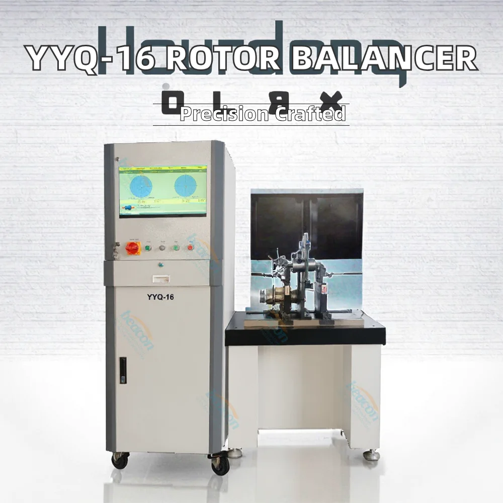 YYQ-16 16kg Dynamic Balancing Machine Equipment Belt Drive Driveshaft Rotor with Soft Bearing