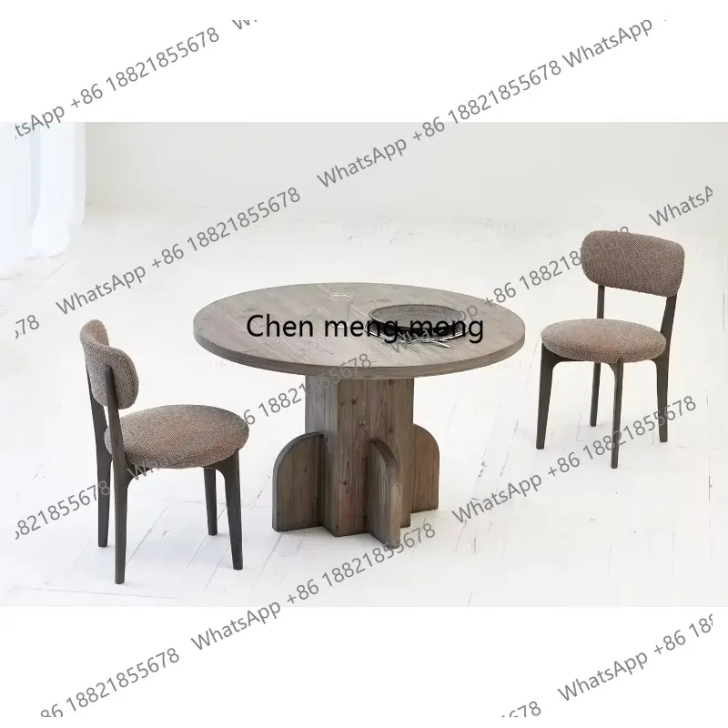 

Modern Nordic Classic Antique Wooden Dining Chair for Home Hotel or Restaurant Dining Room Use Home Furniture