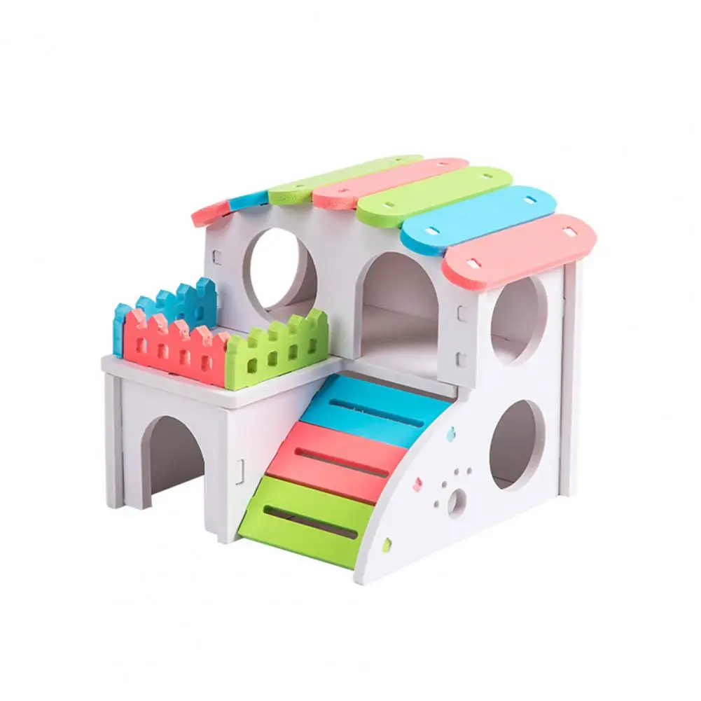 Eco-friendly Hamster Hut Breathable Stable Structure Creative Hamster Hideout Accessories Toy