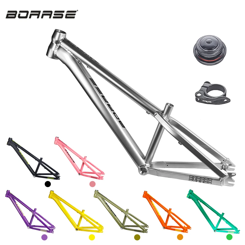 NEW BOARSE SUN6.0 Grade Earth Slope Bicycle Frame 26Inch Street Single speed PRO Aluminum Alloy Mountain Bike Frame Ultralight