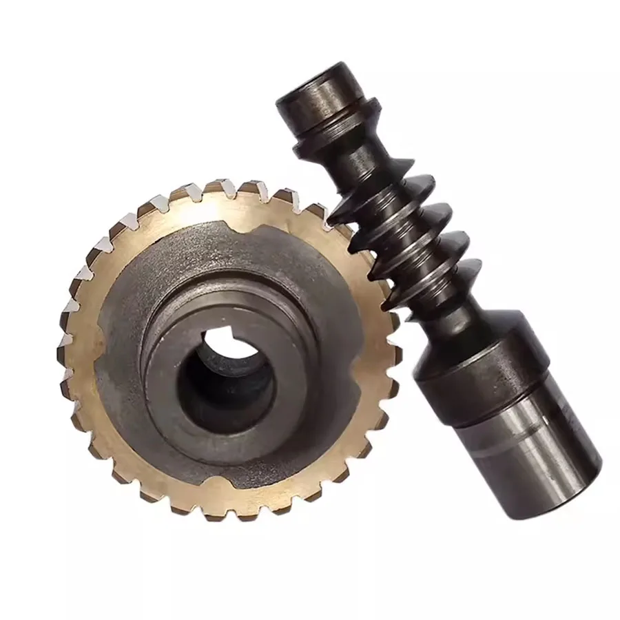 NRV reducer whole machine worm gear and worm accessories 30-150 speed ratio optional 7.5/10/15/20/25/30/40/50/60/80/100