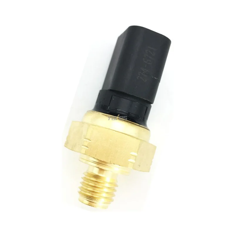 274-6721 2746721 Fuel Pressure Sensor for Caterpillar CAT C6.4 320D Excavator Parts High Quality  Maintenance Repair Accessory
