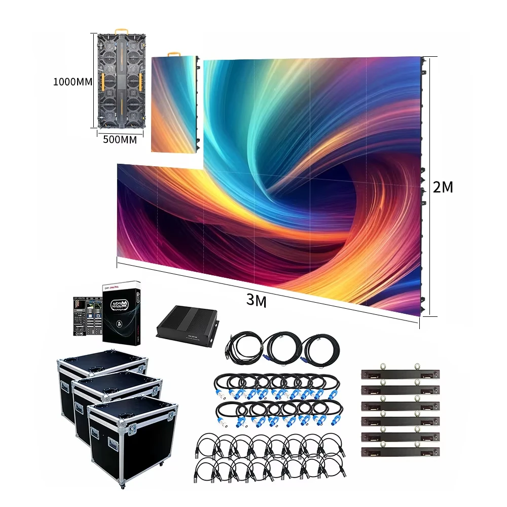 

Ledwall Outdoor Indoor Event Stage Background Backdrop Video Wall Pantalla P3.91 Led Display Screen For Concert