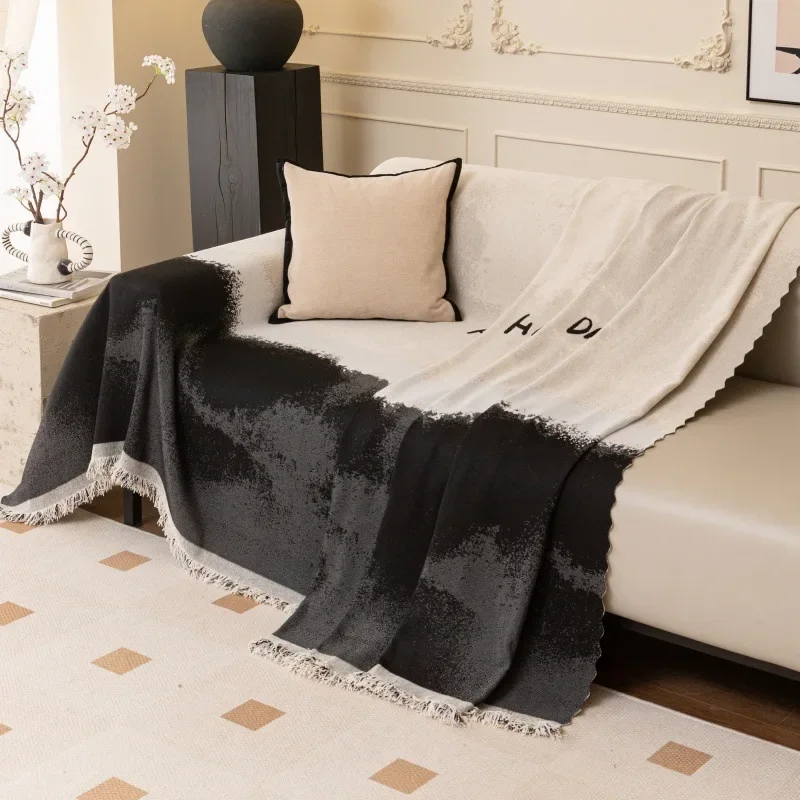 Nordic Chenille Sofa Towel Cover All Season Universal Sofa Throw Blankets Non Slip Pets Kids Anti-dirty Armchair Covers