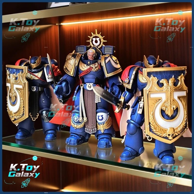 JOYTOY Warhammer 40K อัลตรามารีนส์ 1/18 ฟิกเกอร์แอ็คชั่น มาร์เนอส คาลการ์ วิคทริกซ์ ฮอนอร์ การ์ด ฟิกเกอร์ โมเดลเกม ข้อต่อขยับได้ ของเล่น