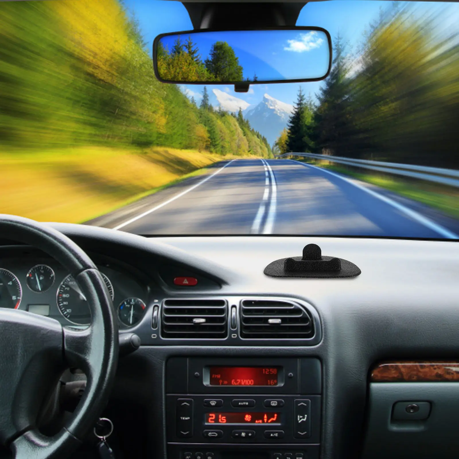 Silicone Dashboard Car Phone Holder Cup Phone Mounts For Commute Multipurpose Universal Washable Pad Stable