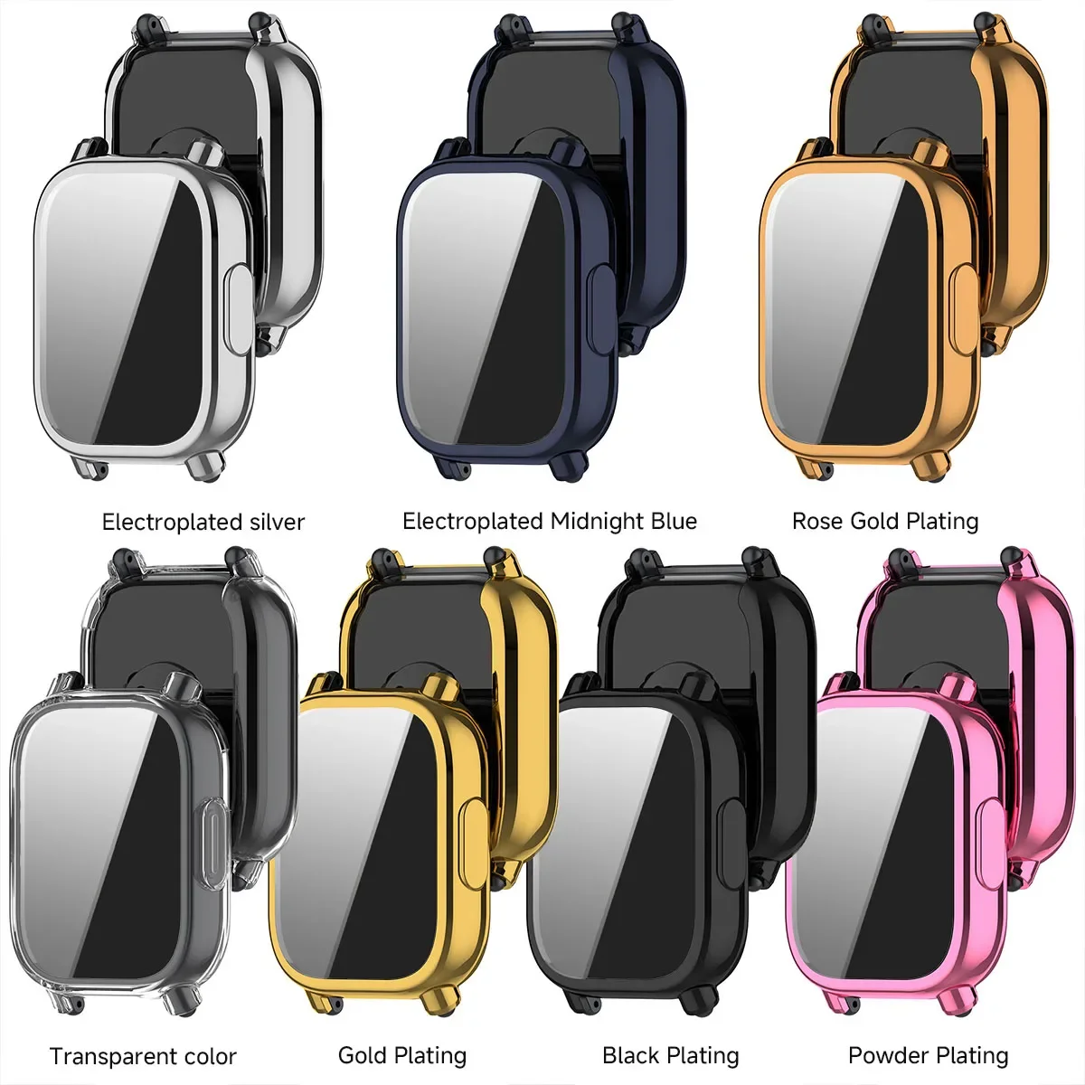 حزام شبكي ميلانيزي لساعة Redmi 5 Active مع حافظة واقي شاشة Redmi Watch 5 Lite ملحقات سوار الساعات