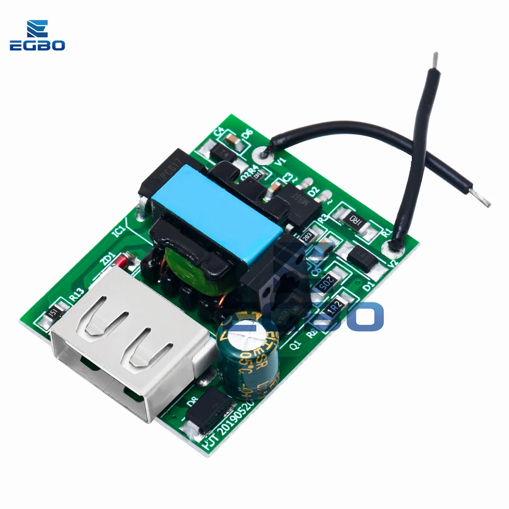 USB DC Step Down Módulo Isolado Fonte de Alimentação, Conversor Buck, Estabilizador, 12V, 24V, 36V, 48V, 72V a 5V, 1A