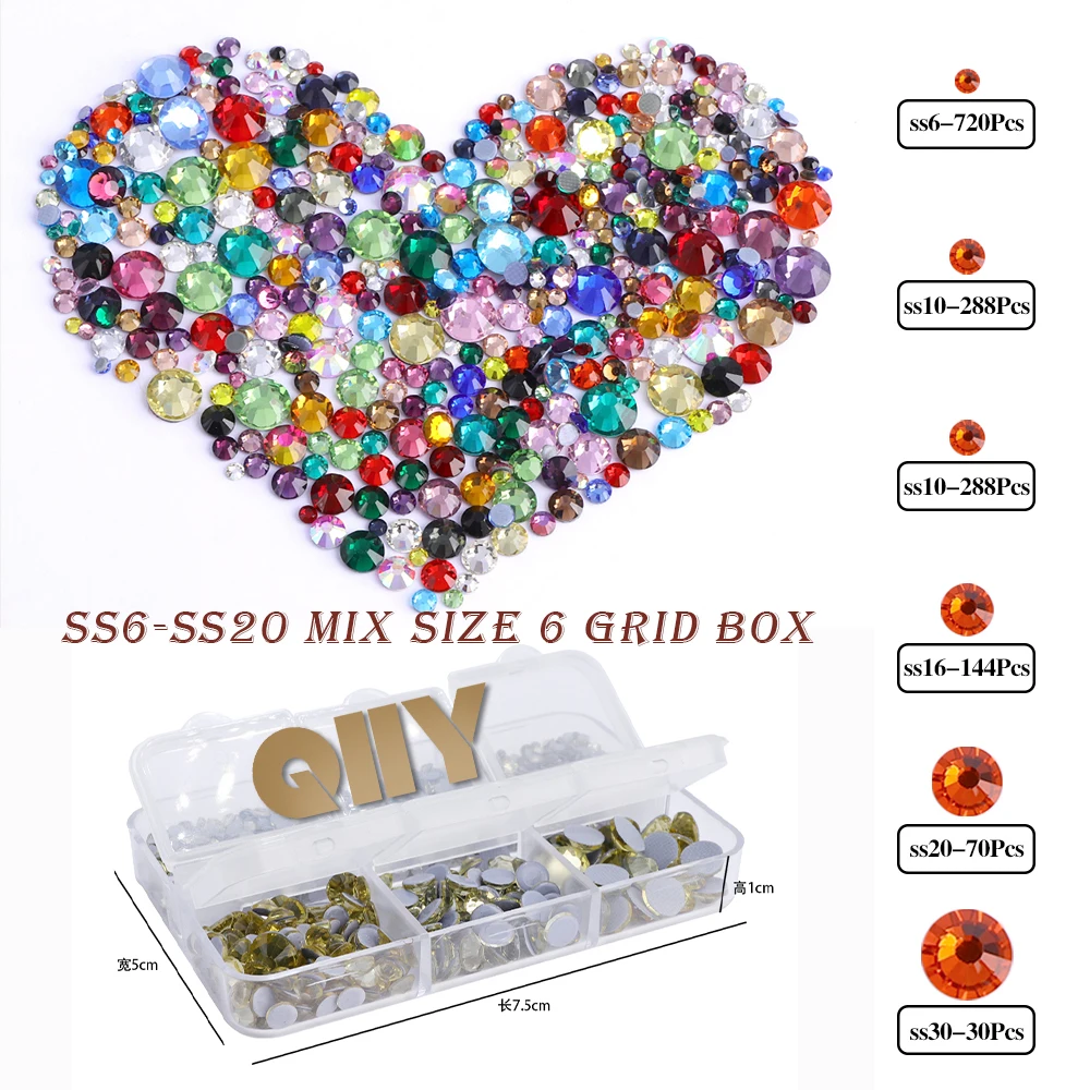 6 Grid Box Mix Size…