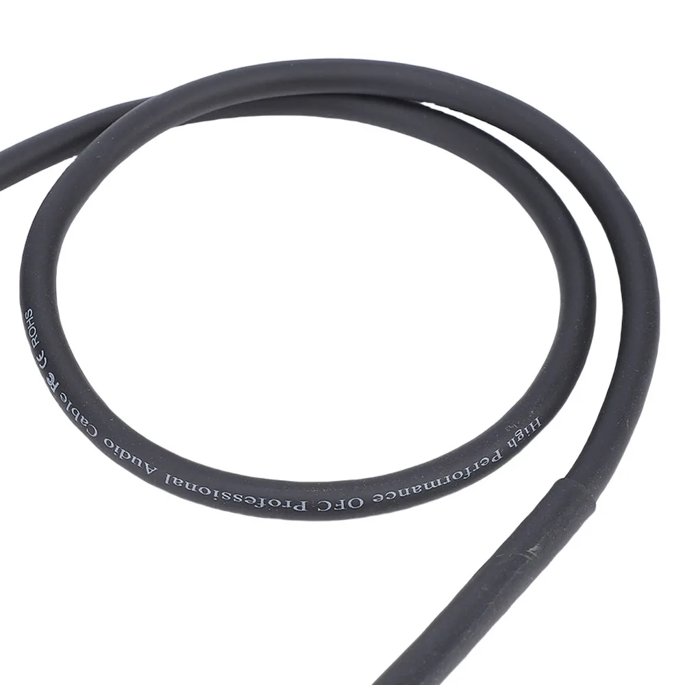2PCS Professional 3 Pin XLR Pass Through Cables D Type 2FT Male Panel Mount to Female Connector XLR Cable Mic Feed