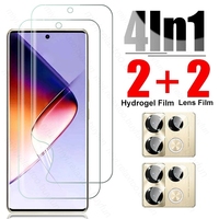 4To1 Hydrogel Film For Infinix Note40 Note40pro Note 40 Pro 40Pro 5G 4G Camera Glass Screen Protector Infini In Finix Not 40 Pro