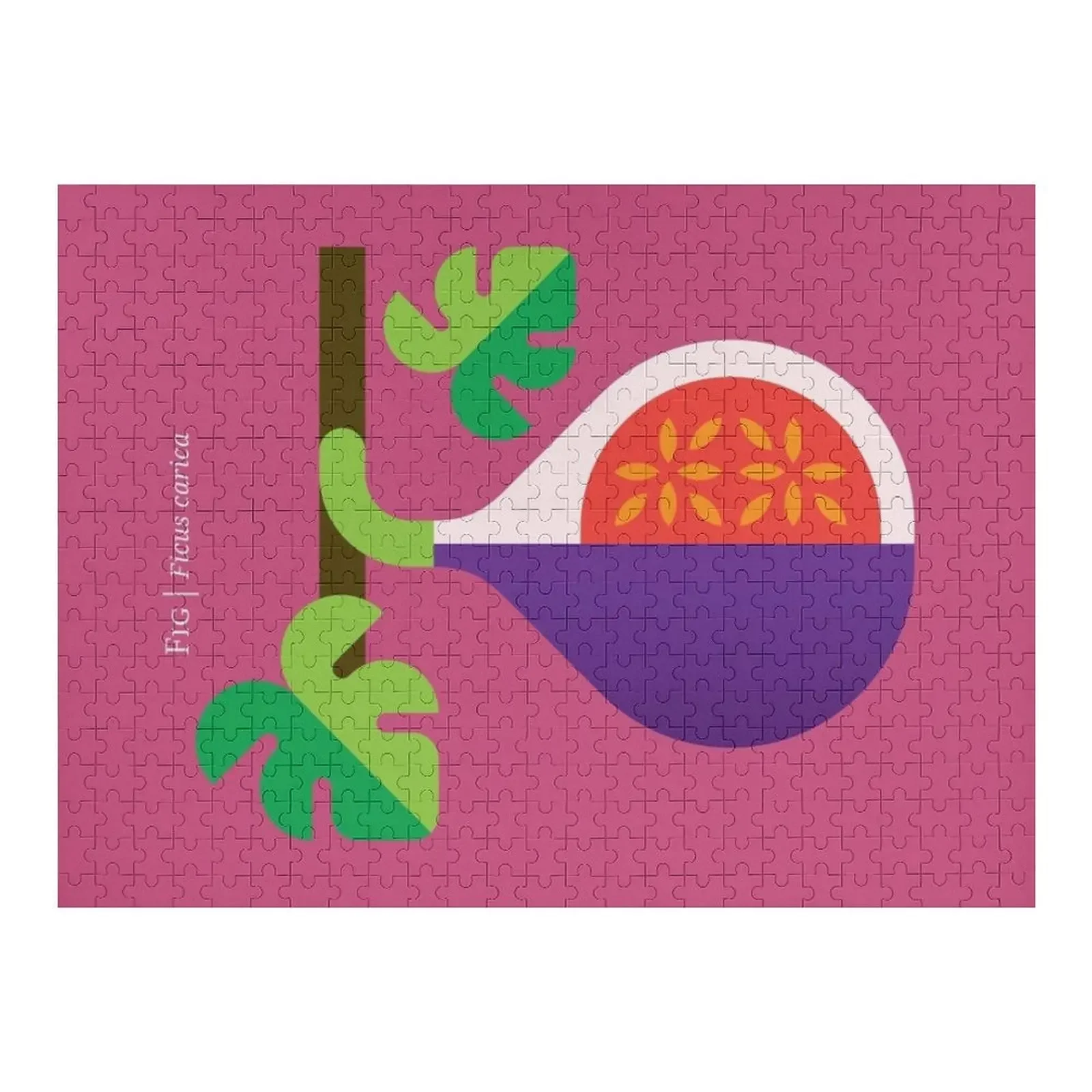 

Fruit: Fig Jigsaw Puzzle Personalized Wooden Name Baby Wooden Puzzle