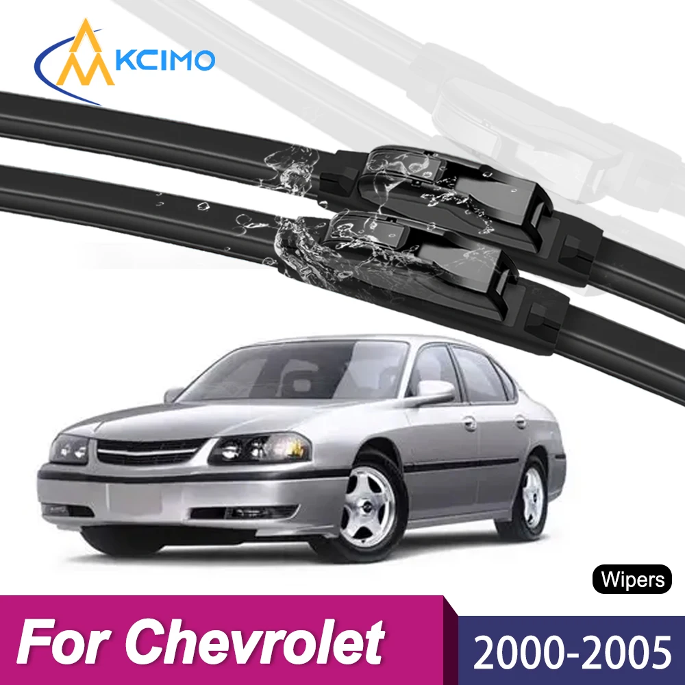 

High Quality Natural Rubber Front Wiper Set Compatible For Chevrolet Impala 2000-2005 Replacement Car Windshield Wipers Parts