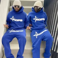 Loose Letter Print Hoodie Y2K Hip Hop Streetwear Unisex Sweatshirt Casual Top Women's Style Men's Style Winter Thickened