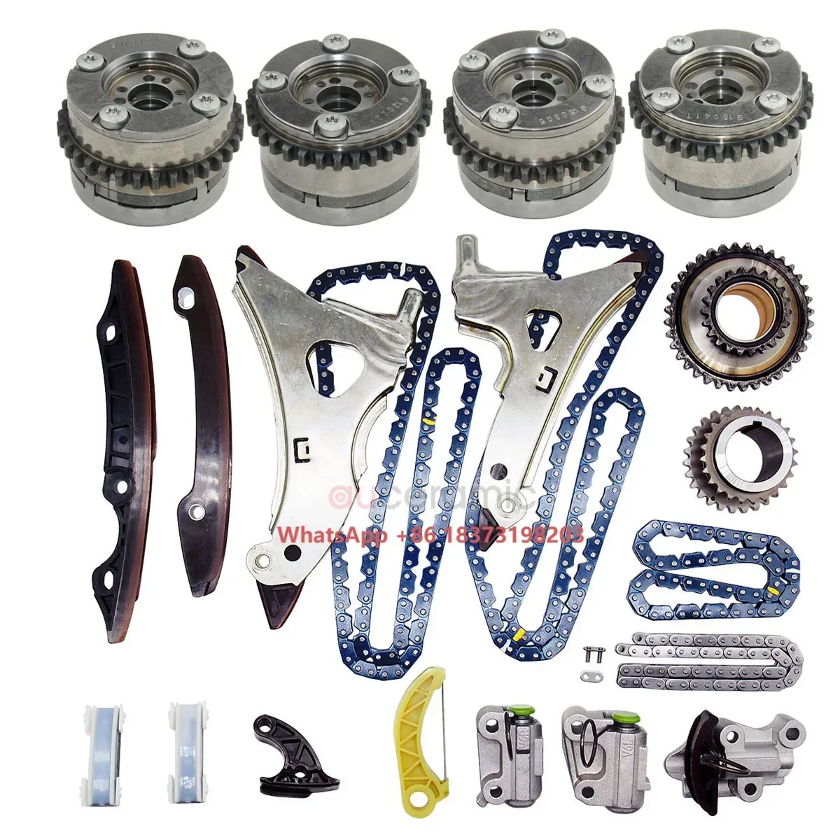 

Timing Chain Kit Camshaft Adjuster VVT Fits Mercedes ML350 E300 E350 E400 C350 S350 CLS300 CLS350 GLK350 3.0L 3.5L V6
