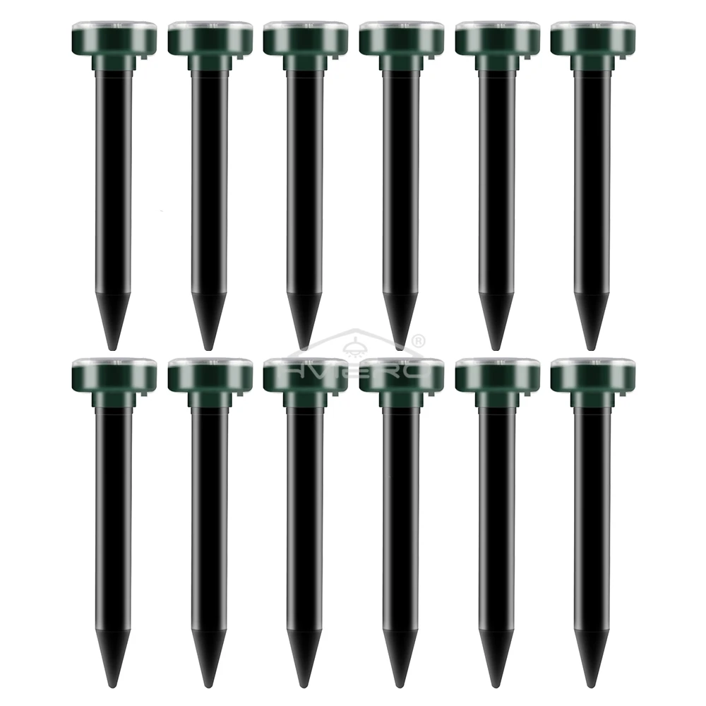 4/8X Solar Repeller Aangedreven Ultrasone Sonische Muis Mol Ongedierte Knaagdieren Repellent Trillingen Golf Yard Outdoor Tuin Gazon Boerderijveld