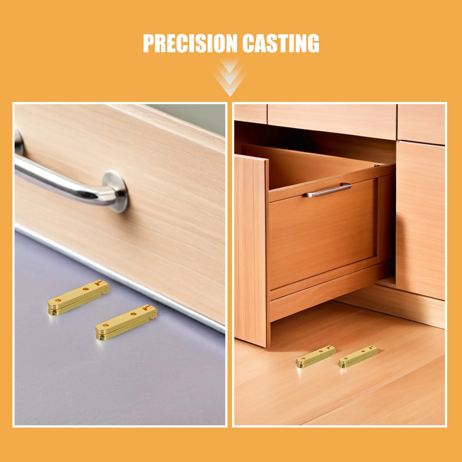 14Pcs Small Hinges for Jewelry Boxes Vintage Decorative Metal Hinges Wooden Box Hardware Craft Project Hinge Fitting Retro Style