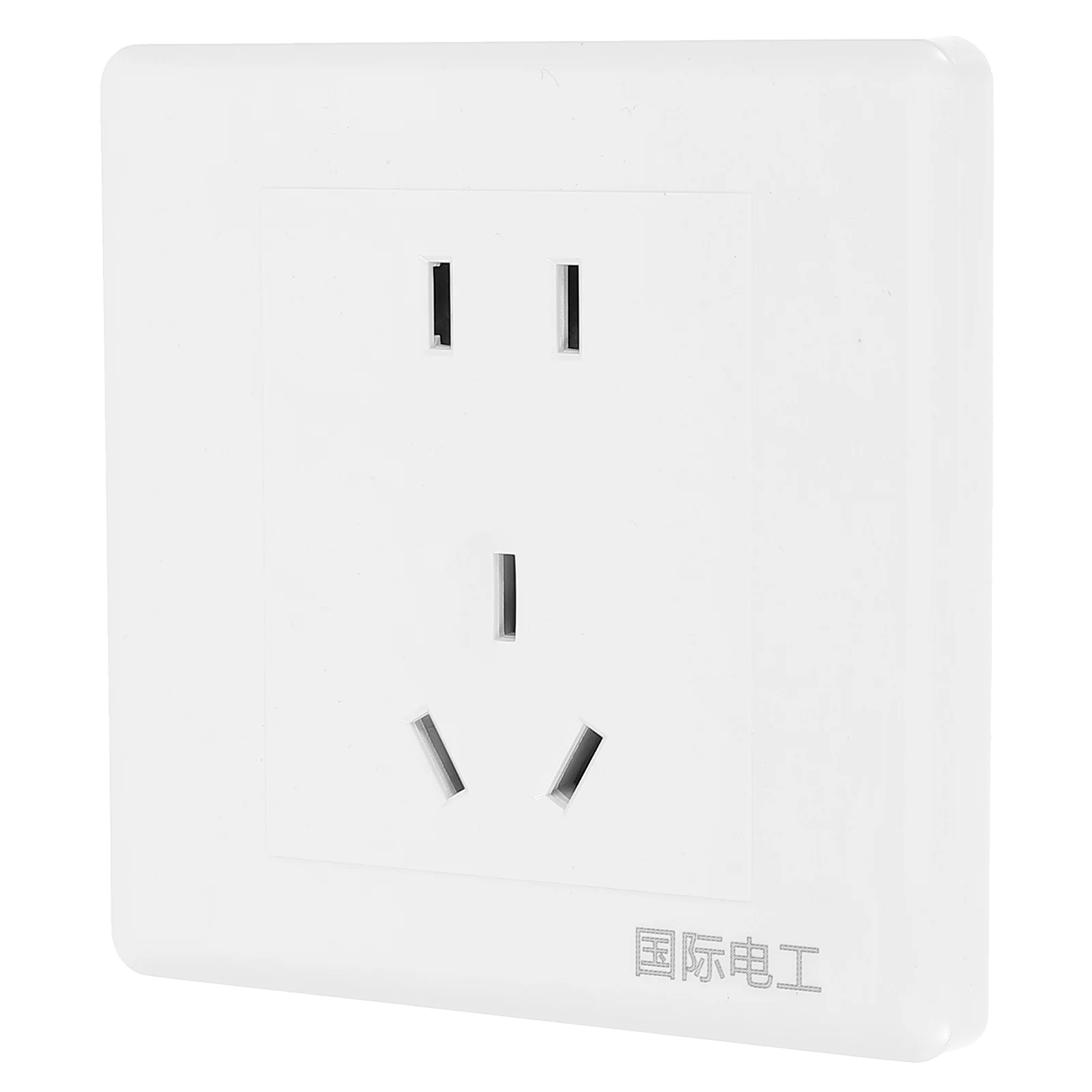 Wall Fixed Outlet Household Plug Detachable Home Accessory Supply Mount Power White Professional Office Insert Socket