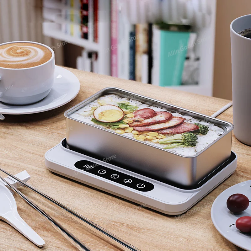 Adjustable Constant Temperature Heating Coaster with Timer, Plug-in Electric Milk & Food Warmer Pad for Dorm Home Office Use