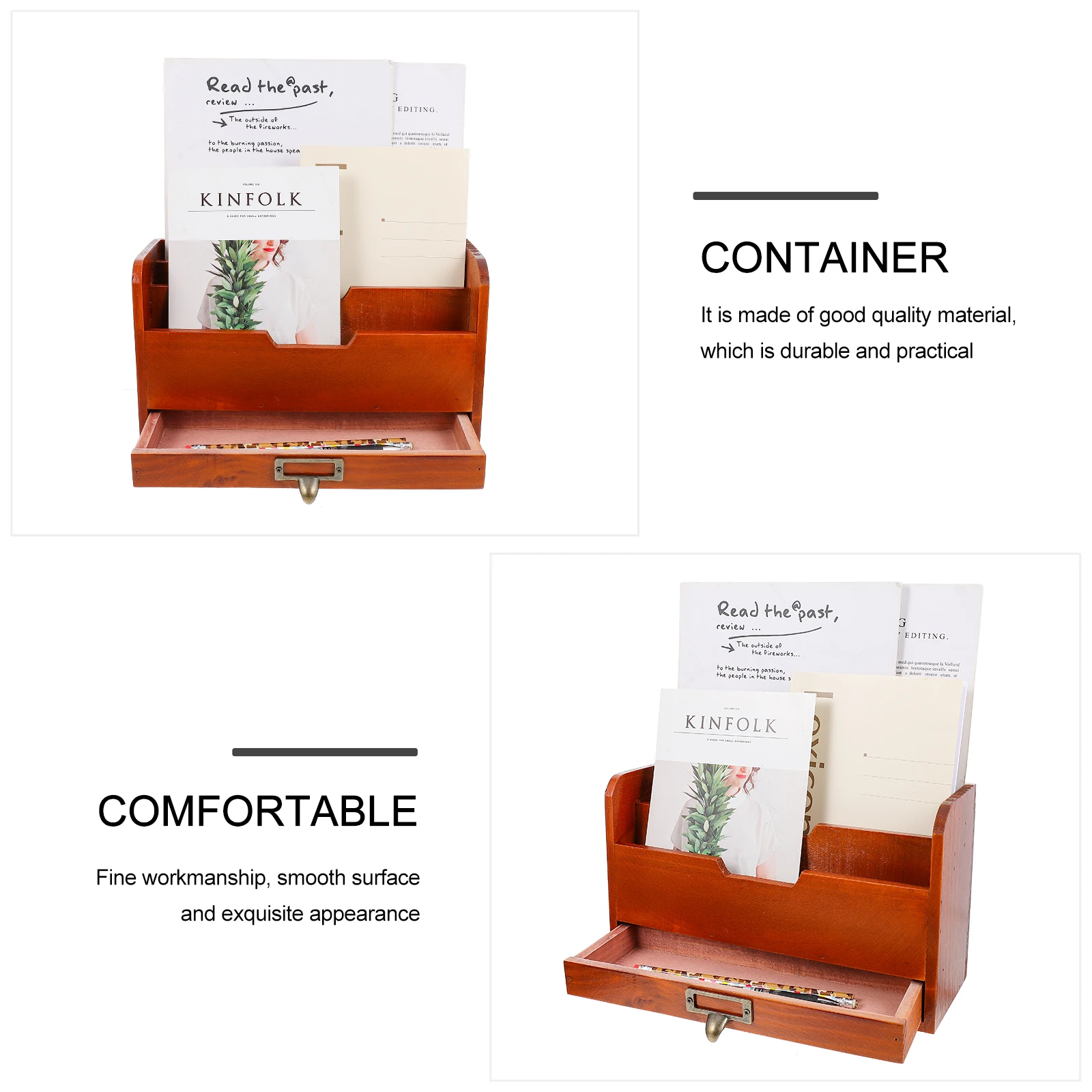

1pc Drawer Storage Box Desktop Organizer Home Use Desktop Storage Box for Jewelry Cosmetics Stationery Drawer for Small