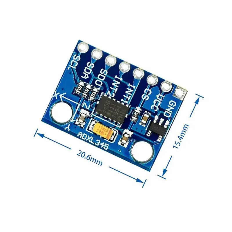 GY-291  ADXL345 digital three-axis acceleration of gravity tilt module IIC / SPI transmission