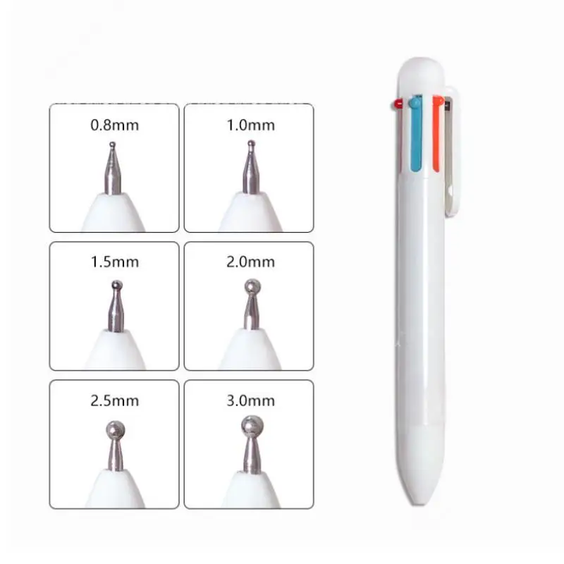 6 In 1 Nail Art Dotting Pen Painting Drawing Carving Rhinestones Gemstone Crystal Pencil Picking Up Pen DIY Nail Dotting Tool
