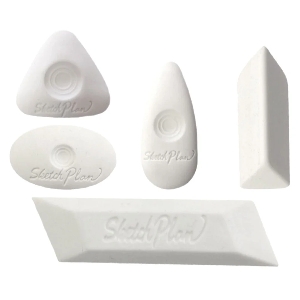 5 Pcs Multifunction Eraser Student Erasers for Pencils Rubber Color Drawing