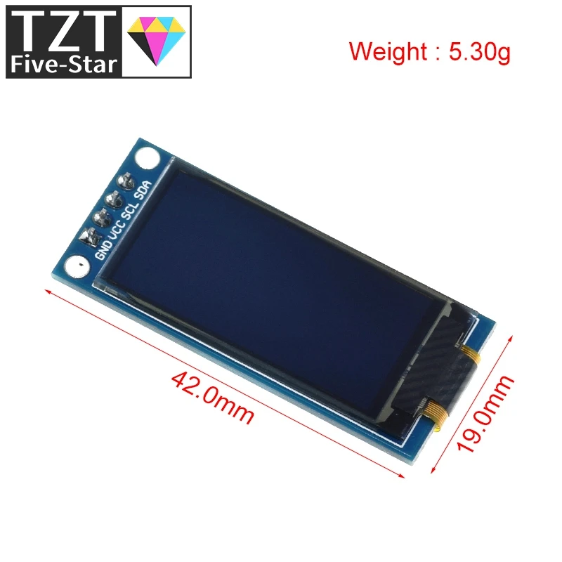 Layar OLED 1.3 Inci Modul LCD 64 × 128 SH1107 LCD 1.3 "Modul Layar Vertikal OLED UNTUK Arduino