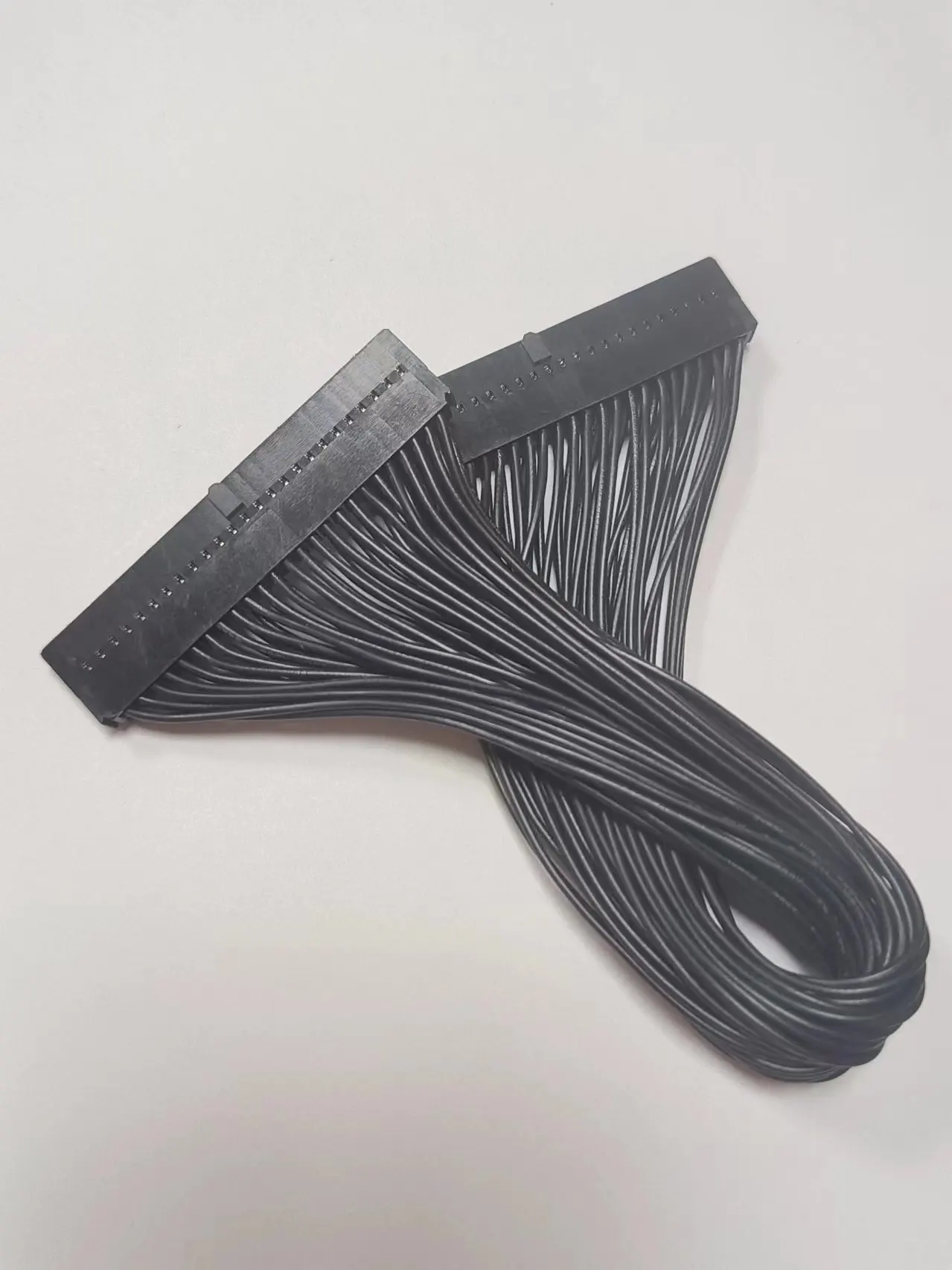 2.54 Double Row Horn Plug Cable Terminal 2*25P Cable IDC Ended Fireproof Crimping Test Cable