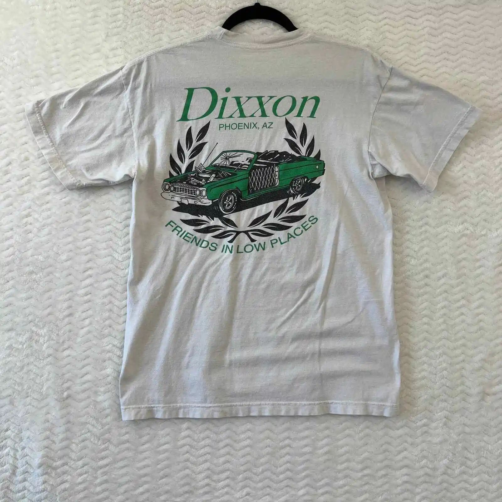 Dixxon Graphic Shirt Adult Medium White Green Low Rider *Read