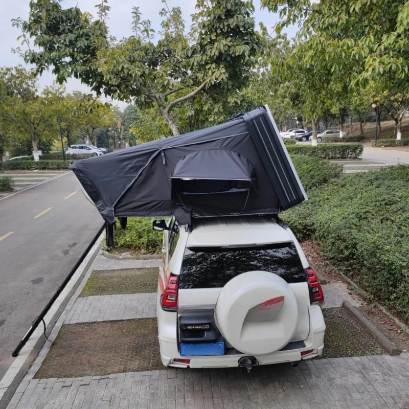 شاحنة نافذة التخييم 3-4 أشخاص الأسرة سقف أعلى خيمة الألومنيوم هارد شل سقف خيمة