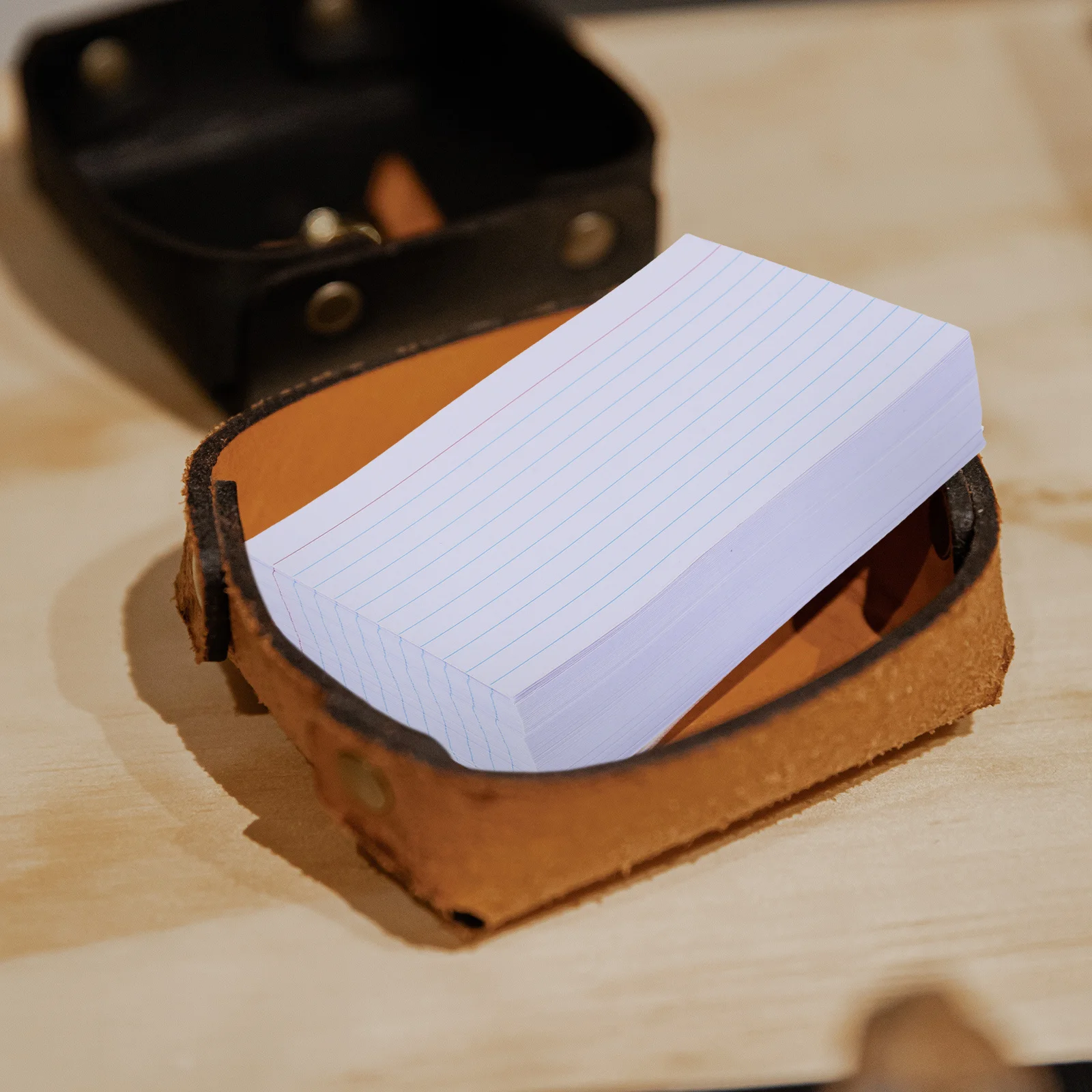 

200Pcs Portable Ruled Index Cards American Style Student Study Notepaper for Vocabulary Memorizing Note Taking Planning Office