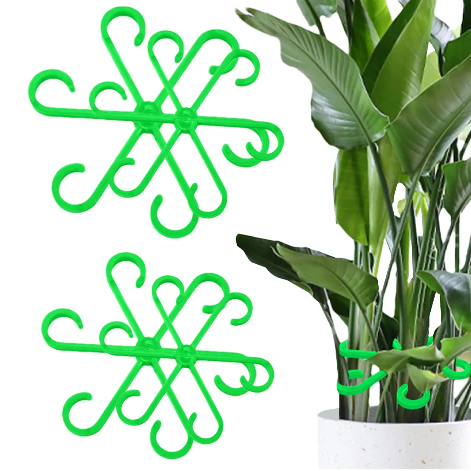 Plants Stem Support Black/Red/Green Plastic Trellis Easy Installation Vine Plants Trellis Indoor Plant Holder Rack Hoops