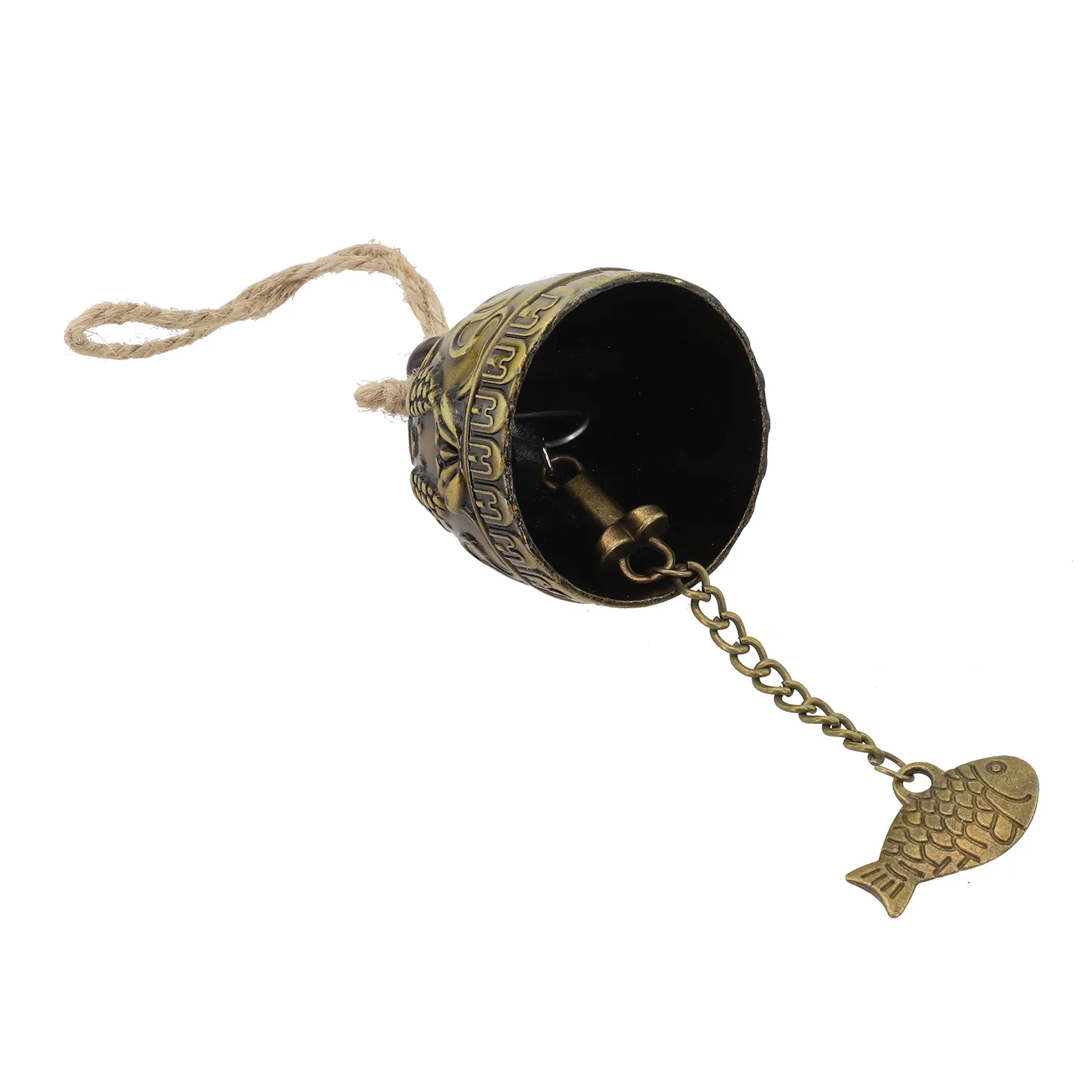 Aesthetic Appeal Bells Metal Copper Metal Copper Ornament Number Of Pieces Package Content Abundant Wealth With Pendant
