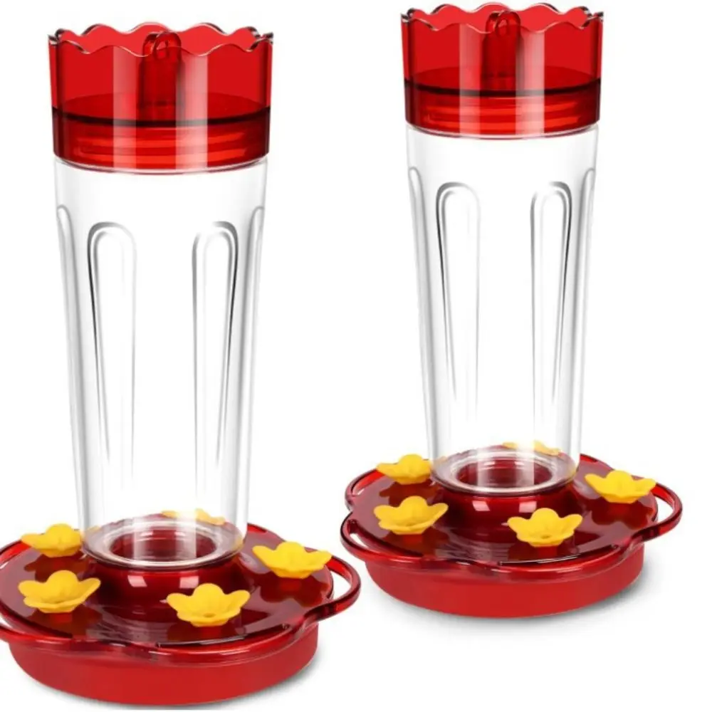 

Bird Automatic Feeder Plastic Bird Feeder Flower Shape Hanging Hummingbird Feeder Practical Hummingbird Drinker Balcony