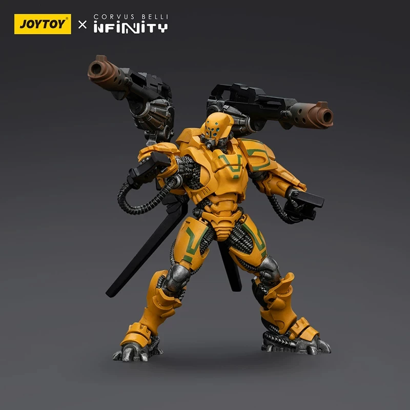 JOYTOY&INFINITY Yujing Invincible Army Figure Imperial Special Service White Flag Army 1:18 Mobile Soldier Model Play Ornament
